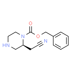 benzyl (2S)-2-(cyanomethyl)piperazine-1-carboxylate picture