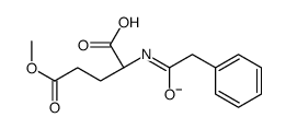 (2S)-5-methoxy-5-oxo-2-[(2-phenylacetyl)amino]pentanoate Structure