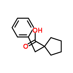 1-苄基-环戊烷羧酸结构式