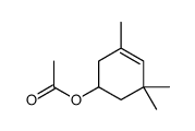 3,5,5-trimethylcyclohex-3-en-1-yl acetate Structure