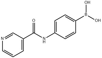 4-(nicotinamido)phenylboronic acid Structure