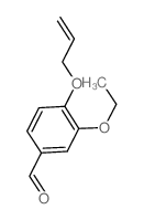 Benzaldehyde, 3-ethoxy-4-(2-propenyloxy)- (9CI) Structure