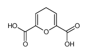 4H-Pyran-2,6-dicarboxylic acid Structure