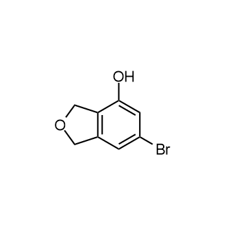 6-Bromo-1,3-dihydroisobenzofuran-4-ol Structure