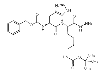 z-his-lys(boc)-nhnh2 Structure