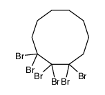 1,1,2,2,3,3-hexabromocyclodecane structure