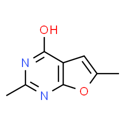 2,6-dimethylfuro[2,3-d]pyrimidin-4-ol Structure