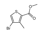 3-甲基-4-溴噻吩-2-甲酸甲酯结构式