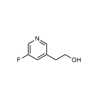 2-(5-氟吡啶-3-基)乙烷-1-醇结构式