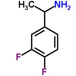 1-(3,4-二氟苯基)乙胺结构式