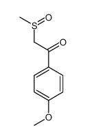 4'-Methoxy-2-(methylsulfinyl)acetophenone结构式