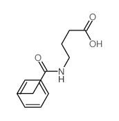 4-[(2-phenylacetyl)amino]butanoic acid Structure