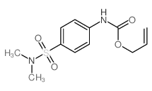Carbanilic acid,p-(dimethylsulfamoyl)-, allyl ester (8CI)结构式