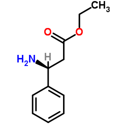 (S)-3-氨基-3-苯基丙酸乙酯结构式