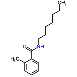 N-Heptyl-2-methylbenzamide Structure