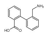 2'-aminomethylbiphenyl-2-carboxylic acid Structure