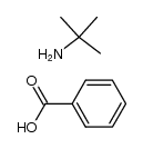 t-butylammonium benzoate Structure
