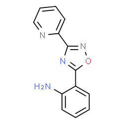 2-(3-(吡啶-2-基)-1,2,4-噁二唑-5-基)苯胺结构式