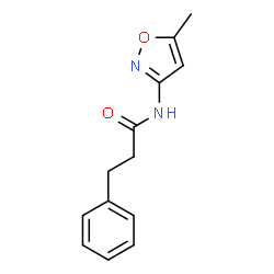 N-(5-Methyl-1,2-oxazol-3-yl)-3-phenylpropanamide结构式