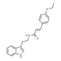 3-(4-ETHOXYPHENYL)-N-[2-(1H-INDOL-3-YL)ETHYL]ACRYLAMIDE Structure
