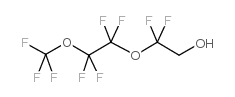 1H,1H-九氟-3,6-二噁-1-庚醇结构式