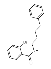 2-bromo-N-(4-phenylbutyl)benzamide structure