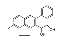 11,12-Dihydro-3-methyl-11,12-cholanthrenediol结构式