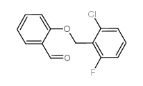 2-[(2-CHLORO-6-FLUOROBENZYL)OXY]BENZALDEHYDE structure