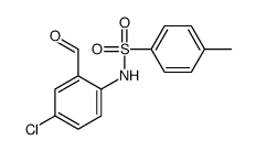 N-(4-chloro-2-formylphenyl)-4-methylbenzenesulfonamide结构式