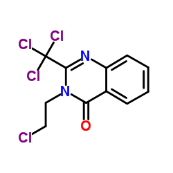 3-(2-Chloroethyl)-2-(trichloromethyl)-4(3H)-quinazolinone Structure
