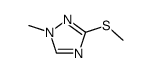 1H-1,2,4-Triazole,1-methyl-3-(methylthio)-(9CI)结构式