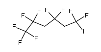 1-iodo-1,1,3,3,5,5,6,6,6-nonafluorohexane结构式