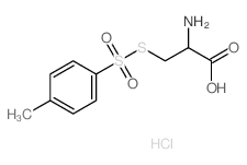 2-amino-3-(4-methylphenyl)sulfonylsulfanyl-propanoic acid结构式