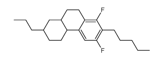 6,8-Difluoro-7-pentyl-2-propyl-1,2,3,4,4a,9,9a,10-octahydrophenanthrene结构式