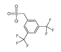 [3,5-Bis(trifluoromethyl)phenyl]methanesulfonyl chloride结构式
