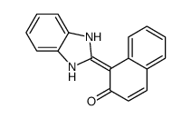 1-(1,3-dihydrobenzimidazol-2-ylidene)naphthalen-2-one结构式