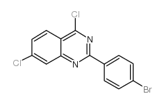 2-(4-Bromo-phenyl)-4,7-dichloro-quinazoline Structure