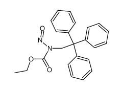 ethyl nitroso(2,2,2-triphenylethyl)carbamate Structure