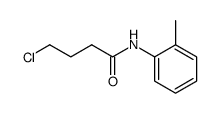 N-(4-Chlorbutyryl)-o-toluidin结构式