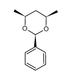 (2s*,4R*,6S*)-4,6-dimethyl-2-phenyl-1,3-dioxane Structure