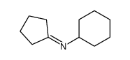 N-cyclohexylcyclopentanimine结构式