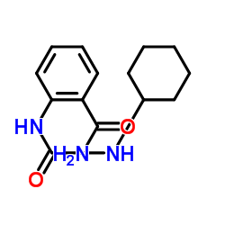 2-[(Cyclohexylcarbamoyl)amino]benzamide Structure