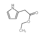 ethyl 2-(1H-pyrrol-2-yl)acetate结构式