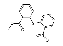 methyl 2-(2-nitrophenylthio)[14C]benzoate结构式