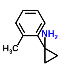 1-(2-甲基苯基)-环丙胺结构式