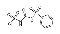 N-Chlorsulfonyl-N'-phenylsulfonylharnstoff Structure