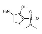 4-amino-3-hydroxy-N,N-dimethylthiophene-2-sulfonamide结构式
