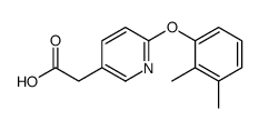2-[6-(2,3-dimethylphenoxy)pyridin-3-yl]acetic acid结构式