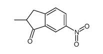 2-methyl-6-nitro-1-indanone结构式