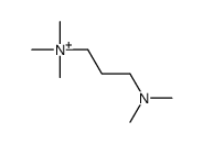 3-(dimethylamino)propyl-trimethylazanium Structure